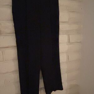Armani Collezioni Black Straight Leg Pants